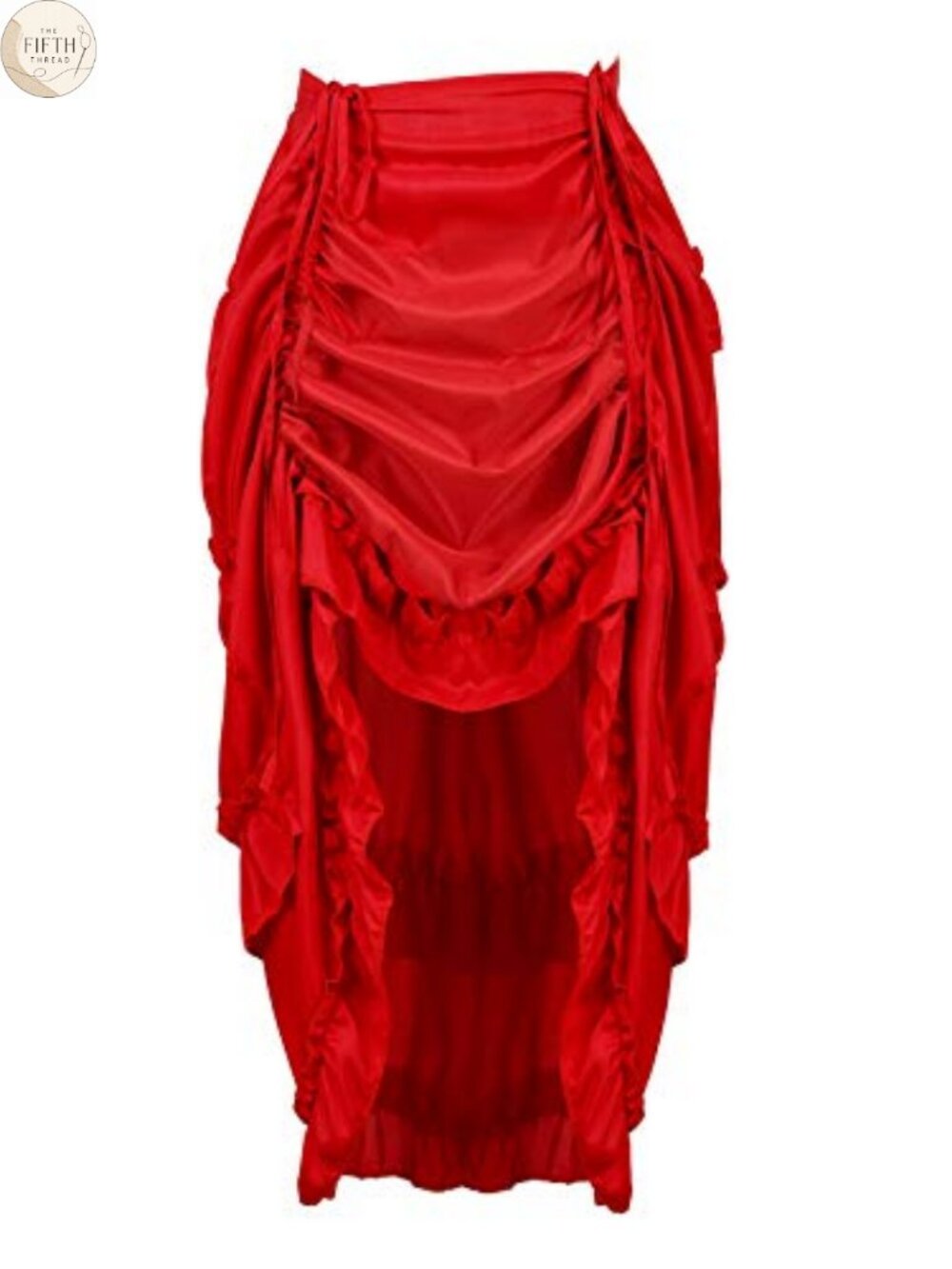 Steampunk High Low Ruffled Skirt Renaissance Pirate Cosplay